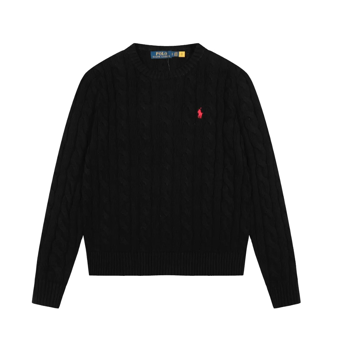 P220 Top quality" Style number: DS012# (not off the shelves all year round) [Ralph Lauren round neck solid color pony embroidered logo twist knitted sweater] ✅Ralph Lauren Ralph Lauren classic basic versatile unisex knitted pullover round neck sweater ✅Main supplier platform live broadcast Wholesale entity Replenish when out of stock Not off the shelf ✅ZP quality 1:1 version Scan the code to enter the GF website Counter quality ✅Detailed quality is the only one in Guangzhou Imported quality cotton yarn, focusing on high-end, cost-effective, good quality needless to say ✅The version is restored to the original order, the maximum size can be worn up to 190 pounds, loose, comfortable and stress-free ✅The upper body is simple and easy to match, ootd must-have style, good-looking clothes are never picky, a must-have in couples' wardrobes.